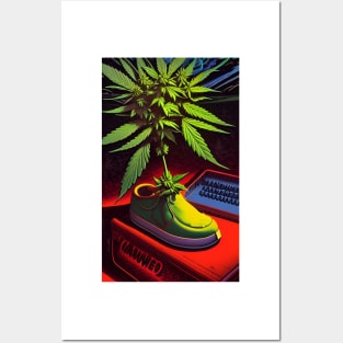 Plant Growth Out Of Sole Posters and Art